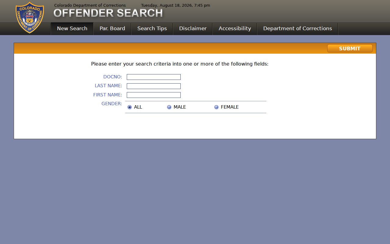 Denver residents directory Colorado custody search